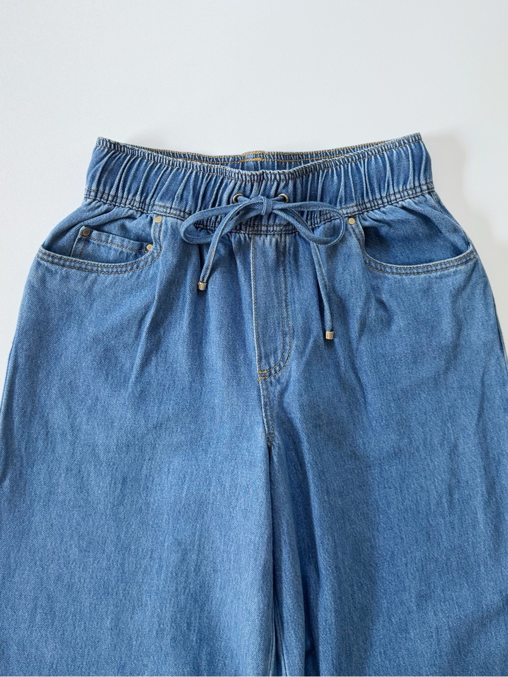 Aje Studio Sunray Denim Jeans in Blu Wash | US 2 NWT - Picture 5 of 13